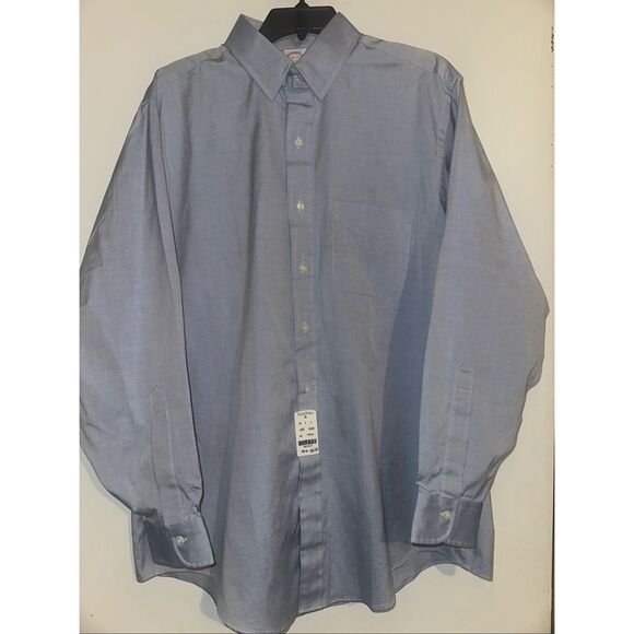 Brooks Brothers Traditional Fit Cotton Shirt 16.5 34. NWT retails $65 button up - Picture 2 of 8